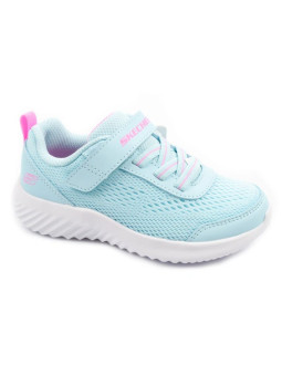 Skechers buty dziecięce sportowe bounder niebieskie niemowlęce na rzep