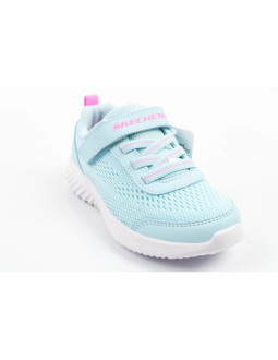 Skechers buty dziecięce sportowe bounder niebieskie niemowlęce na rzep 2