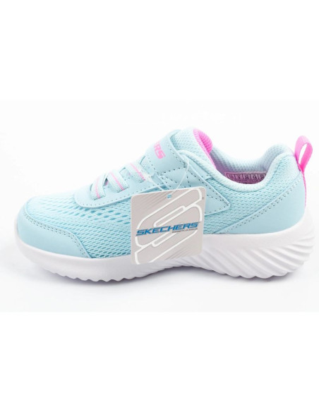 Skechers buty dziecięce sportowe bounder niebieskie niemowlęce na rzep