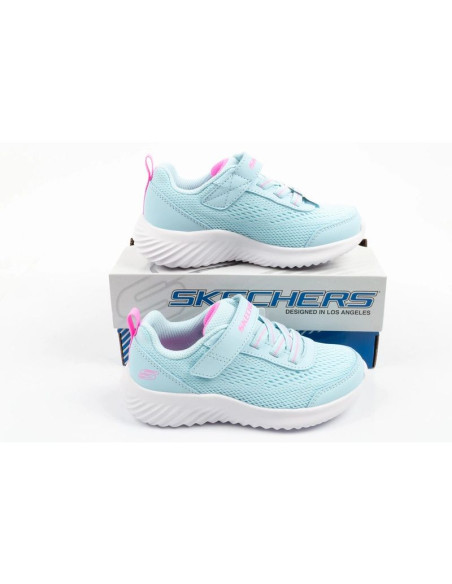 Skechers buty dziecięce sportowe bounder niebieskie niemowlęce na rzep
