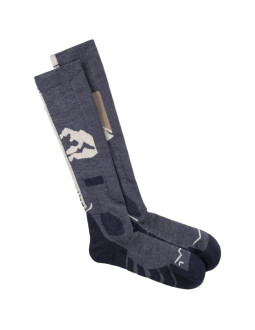 Buff merino heavyweight over the calf socks 138872779 granatowe 36-38 2
