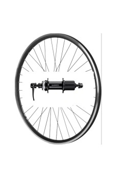 Koło 28'' tył kaseta qr stożek o-cz./p-cz. shimano