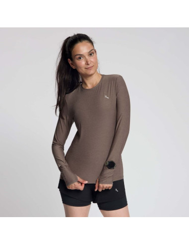 Rogelli t-shirt dr do biegania essential mokka m