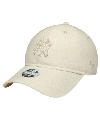 New era 9twenty midi linen new york yankees cap 60856309 beżowe osfm