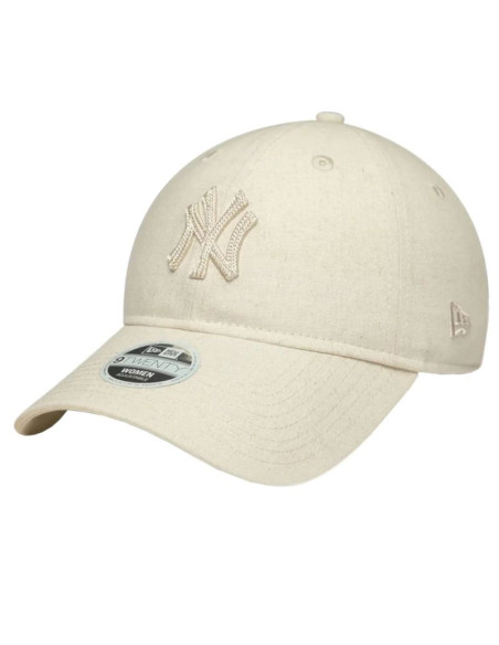 New era 9twenty midi linen new york yankees cap 60856309 beżowe osfm