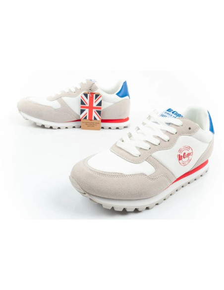 Lee cooper buty sportowe damskie sneakersy lekkie wygodne modne białe