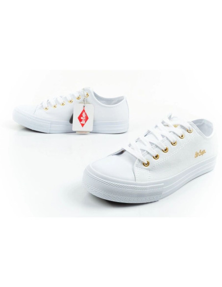 Lee cooper buty sportowe damskie trampki modne białe wygodne