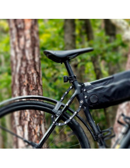Zapięcie rowerowe rockbros wd795 składane na klucz - czarne