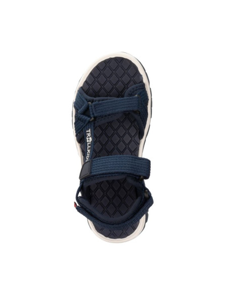 Sandały sportowe dziecięce dla chłopca/dziewczynki trollkids kids oslofjord sandal navy (268-110)
