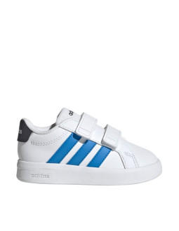 Buty dla dzieci adidas grand court 3.0 infants białe hp3536