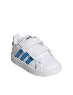 Buty dla dzieci adidas grand court 3.0 infants białe hp3536 2