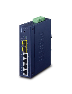 Planet industrial l2/l4 4-port zarządzany l2/l4 gigabit ethernet (10/100/1000) niebieski 2