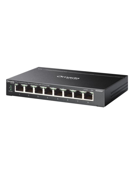 Switch tp-link es208gp omada easy managed