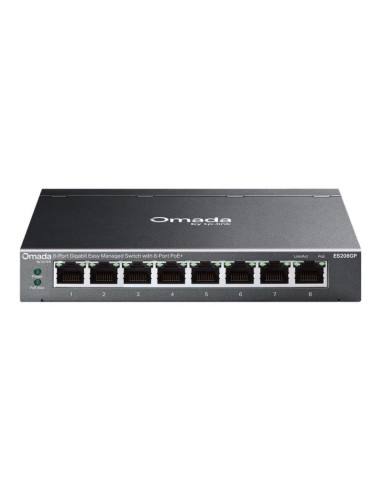 Switch tp-link es208gp omada easy managed