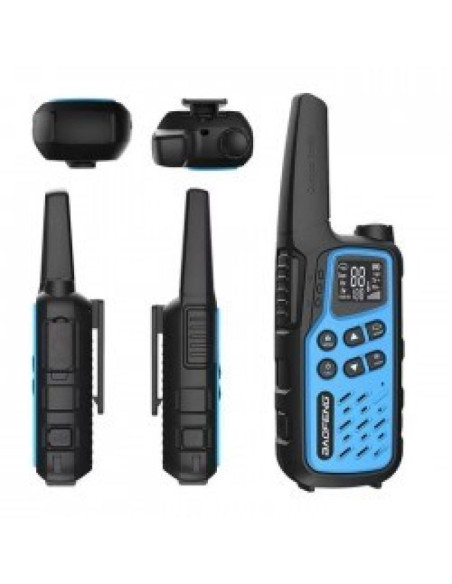 Krótkofalówka baofeng bf-t25e niebieska, 2 sztuki