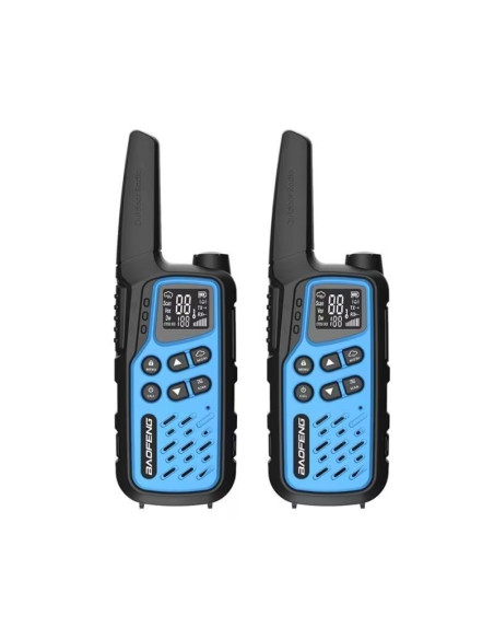 Krótkofalówka baofeng bf-t25e niebieska, 2 sztuki