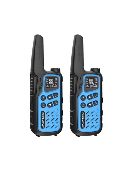 Krótkofalówka baofeng bf-t25e niebieska, 2 sztuki