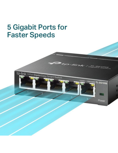 Switch tp-link tl-sg105e (5x 10/100/1000mbps)