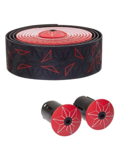 Supacaz owijka super sticky fadew czarno czerwona 2