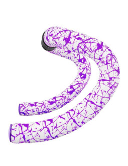 Supacaz owijka super sticky splat biało purpurowa