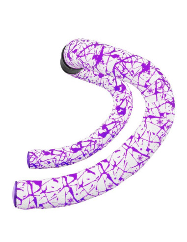 Supacaz owijka super sticky splat biało purpurowa