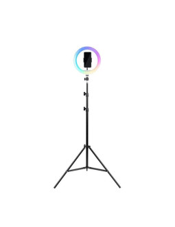Tripod havit st7026 z pierścieniem świetlnym rgb (czarny)