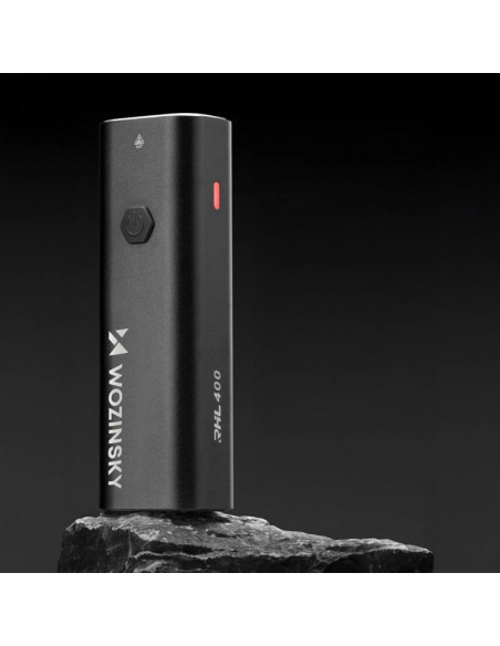 Zestaw lampek rowerowych wozinsky wsblb2 przednia (400 lm) usb-c i tylna usb micro - czarny
