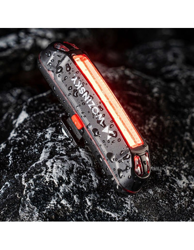 Zestaw lampek rowerowych wozinsky wsblb2 przednia (400 lm) usb-c i tylna usb micro - czarny