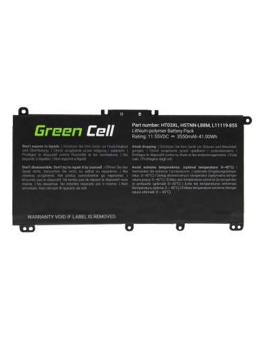 Green cell bateria hp163 ht03xl do hp 240 g7 245 g7 250 g7 255 g7, hp 14 15 17, hp pavilion 14 15 3400mah 11.4v