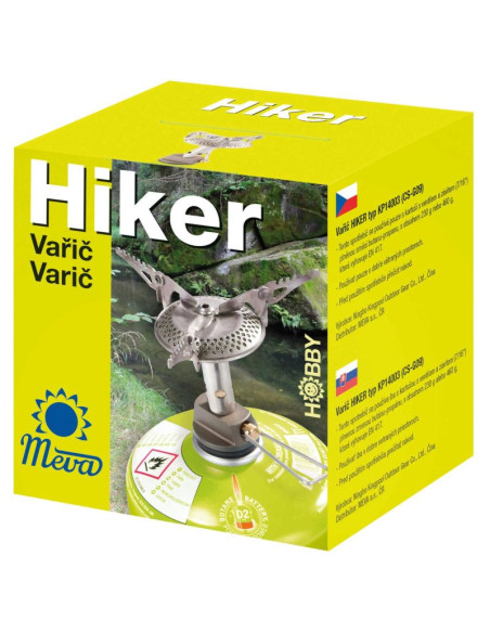 Najlżejsza kuchenka turystyczna na kartusze gazowe (zawór lub gwint) hiker 70gram 2.4kw