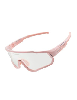 Okulary rowerowe rockbros sp383 sakura light pulse - jasnoróżowe, soczewki fotochromowe
