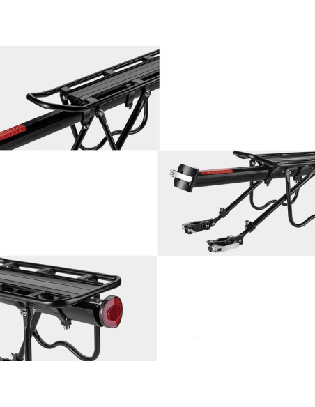 Bagażnik rowerowy rockbros shelves - tylny, na sztycę, szybkozamykacz