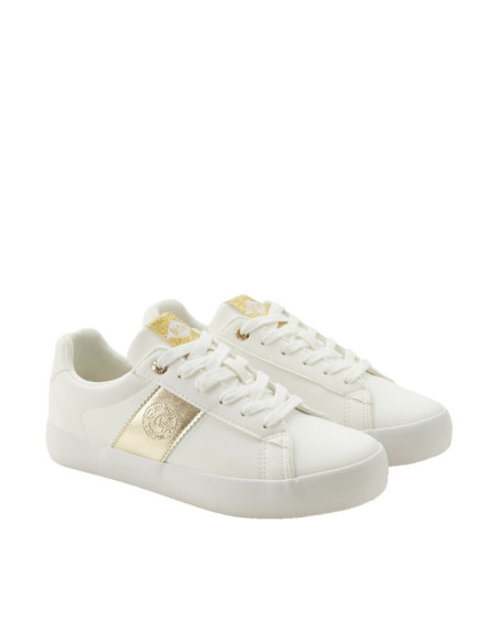 Buty damskie lee cooper biało-złote lcw-26-31-4365la