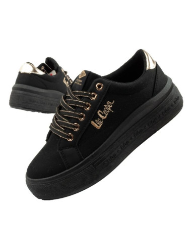Lee cooper buty sportowe damskie trampki modne czarne wygodne