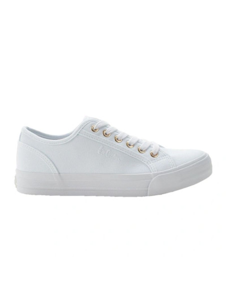 Lee cooper buty sportowe damskie trampki z tkaniny stylowe białe