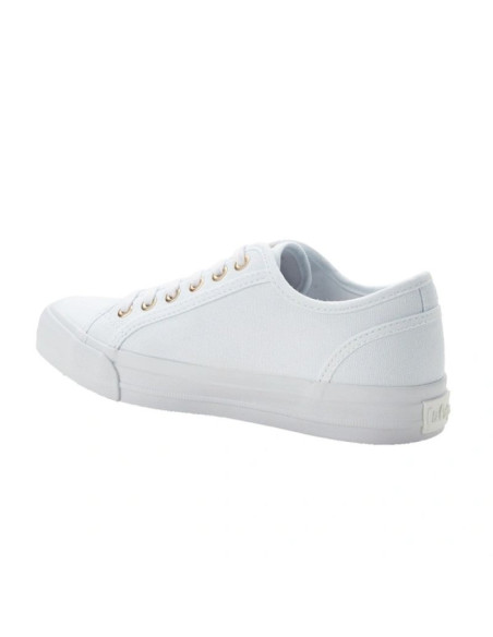 Lee cooper buty sportowe damskie trampki z tkaniny stylowe białe