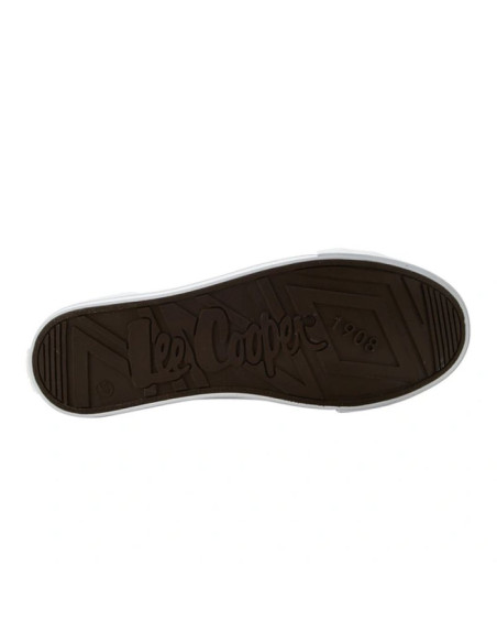 Lee cooper buty sportowe damskie trampki z tkaniny stylowe białe