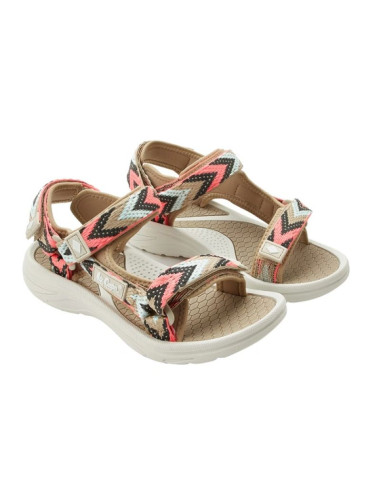 Lee cooper buty damskie sandały na rzepy na lato na plażę lekkie beżowe