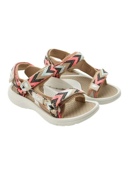 Lee cooper buty damskie sandały na rzepy na lato na plażę lekkie beżowe