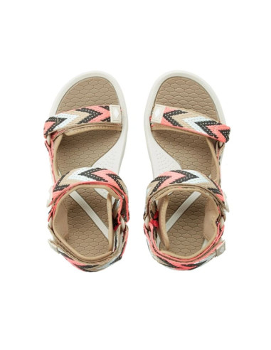 Lee cooper buty damskie sandały na rzepy na lato na plażę lekkie beżowe