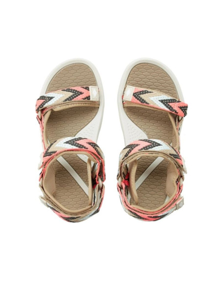 Lee cooper buty damskie sandały na rzepy na lato na plażę lekkie beżowe