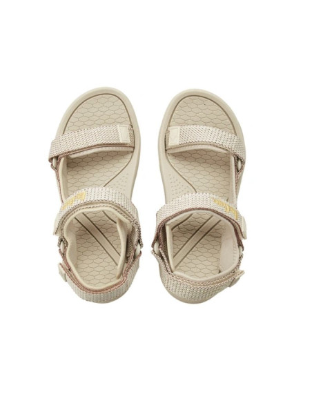 Lee cooper buty damskie sandały na rzepy na lato na plażę lekkie beżowe kremowe