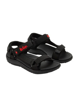 Lee cooper buty damskie sandały na rzepy na lato na plażę lekkie czarne