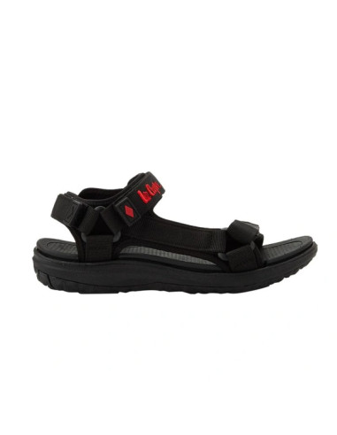 Lee cooper buty damskie sandały na rzepy na lato na plażę lekkie czarne