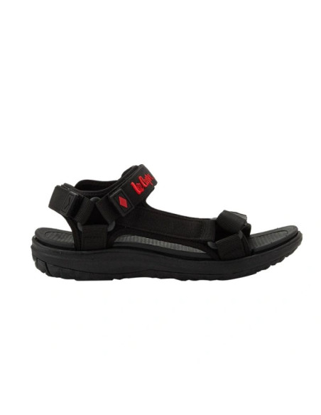 Lee cooper buty damskie sandały na rzepy na lato na plażę lekkie czarne