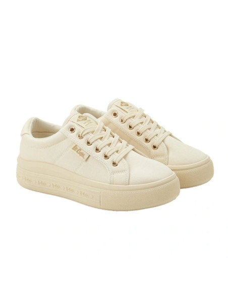Lee cooper buty damskie sportowe trampki beżowe platforma modne
