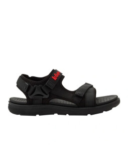 Lee cooper buty męskie sandały na rzepy na lato czarne lekkie 2