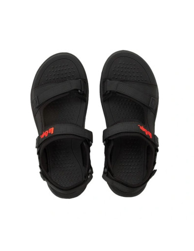 Lee cooper buty męskie sandały na rzepy na lato czarne lekkie