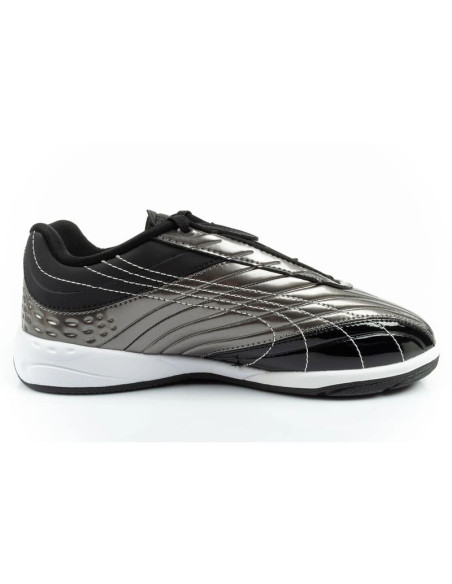 Puma buty sportowe sneakersy dziecięce v-s2 goalgetter modne srebrne