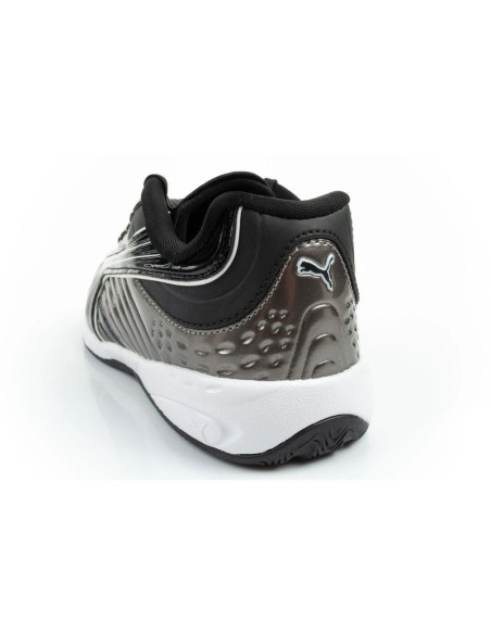 Puma buty sportowe sneakersy dziecięce v-s2 goalgetter modne srebrne